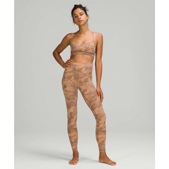 Lululemon Flow Y Bra Nulu *Light Support, Camo Size 2 - Picture 5 of 7